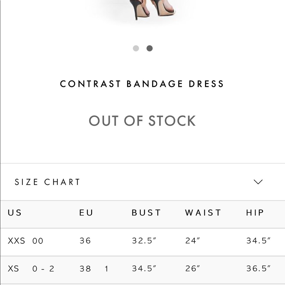GUESS CONTRAST BANDAGE DRESS Bodycon - Picture 8 of 8